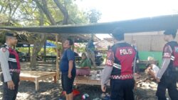 Tingkatkan Keamanan Akhir Pekan, Sat Samapta Polres Lombok Barat Gelar Patroli di Pesisir Labuapi