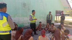 Bentuk Karakter Pelajar, Polsek Sekotong Sosialisasi Tertib Lalu Lintas dan Rekrutmen Saka Bhayangkara