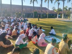 MPLS SMP 7 Mataram Diperkuat Materi Wasbang dan LKBB Babinsa