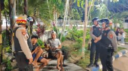 Jaga Kamtibmas, Tim Patroli Perintis Presisi Polres Lombok Barat Sisir Area Giri Menang Park