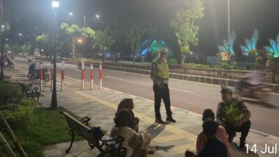 Ciptakan Kondusivitas, Unit Turjawali Polres Lombok Barat Gelar Patroli di Titik Rawan Gerung