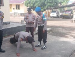 Kanit Propam Polsek Ambalawi Gelar Gaktibplin Personel, Dua Anggota Diberikan Sanksi Disiplin