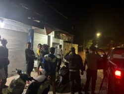 Patroli Blue Light Sat Samapta Polres Bima Kota Intensif Cegah Gangguan Kamtibmas pada Malam Hari