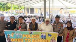 Satlantas Polres Lombok Barat Gelar Police Goes to School di Ponpes Darul Mustofa NW