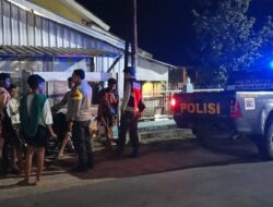 Patroli Blue Light Polsek Lambu Intensif, Imbau Warga Jaga Kondusivitas Kamtibmas