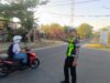 Satlantas Polres Lombok Utara Gelar Strong Point Pagi di 9 Titik Rawan Lalin Wilayah Pemenang, Tanjung dan Gangga