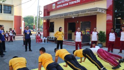 Jaga Kebugaran dan Dukung Kesiapan Operasional, Polres Sumbawa Gelar Kesemaptaan Jasmani Semester II Tahun 2026