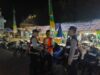 Polsek Tanjung Beri Imbauan Kamtibmas Saat Patroli Blue Light