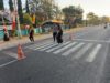 Beri Rasa Aman bagi Pelajar, Personel Polsek Utan Gelar Pengaturan Lalu Lintas Pagi di Depan SMPN 1 Utan