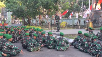 Dandim Mataram Ingatkan Prajurit: Jaga Diri dan Hindari Pelanggaran