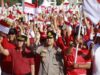 Semarakkan HUT ke-81 RI, Kapolres Sumbawa Barat Hadiri Pembagian Bendera Merah Putih di KTC