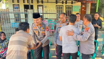 Pererat Solidaritas Keluarga Besar Polri, Kapolres Bima Kota Laksanakan Sambang Duka
