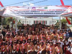 Kapolres Bima Kota Hadiri Lomba Gerak Jalan Indah Pramuka Tingkat SD/MI se-Kota Bima Meriahkan HUT RI ke-81