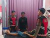Sat Samapta Polres Sumbawa Sigap Amankan TKP dan Barang Bukti Laka Lantas di Jalan Lintas Sumbawa-Bima