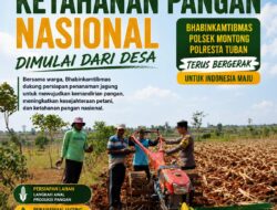 Polri Dukung Astacita, Polsek Merakurak Polres Tuban Turun Cek Tanaman Jagung Warga di Desa Tuwiri Kulon