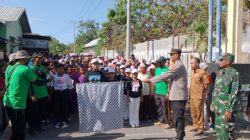Semarakkan HUT RI ke-81, 600 Pelajar Ikuti Lomba Gerak Jalan Cepat Tepat di Lape, Kapolsek Pimpin Langsung Pengamanan