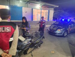 Polsek Gangga Laksanakan Patroli Dialogis Malam di Wilayah Hukum Gangga