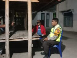 Bhabinkamtibmas Desa Goa Dorong Warga Aktifkan Siskamling Demi Menjaga Kamtibmas