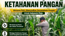 Bhabinkamtibmas Polsek Tuban Sambangi Lahan Jagung, Dukung Program Ketahanan Pangan Nasional