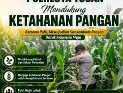 Bhabinkamtibmas Polsek Tuban Sambangi Lahan Jagung, Dukung Program Ketahanan Pangan Nasional
