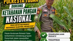 Polisi RW Polsek Kenduruan Polresta Tuban Cek Lahan Jagung Warga, Wujud Nyata Dukung Ketahanan Pangan Nasional