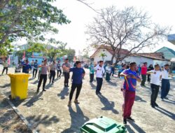 Jaga Kebugaran dan Kekompakan, Insan Maritim Pelabuhan Bima Gelar Senam Bersama