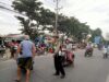 Polsek Tanjung Gelar Giat Rawan Pagi di Depan Pasar Umum Tanjung
