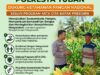 Polri Dukung Astacita, Polsek Grabagan Polresta Tuban Turun Cek Tanaman jagung milik Warga di Desa Grabagan