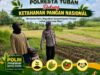 Dukung Astacita, Polsek Jatirogo Polresta Tuban Pantau Langsung Lahan Jagung milik warga Desa Bader