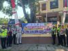 Tingkatkan Keselamatan Berlalu Lintas, Satlantas Polres Bima Kota Pasang Spanduk Edukasi di Titik Rawan Kecelakaan