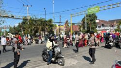Polres Bima Kota Amankan Pawai Budaya TK Se-Kota Bima Meriahkan HUT RI Ke-81