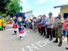 Semarakkan HUT RI ke-81, Waka Polsek Alas Hadiri dan Amankan Lomba Karnaval Budaya Tingkat PAUD–TK di Kalimango