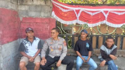 Sat Binmas Polres Dompu Tingkatkan Sinergitas Kamtibmas Bersama Satpam Bulog dan Masyarakat Desa Manggeasi
