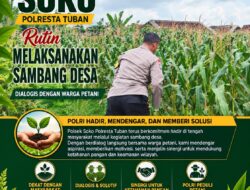 Polsek Soko Polresta Tuban Turun Langsung Cek Tanaman Jagung Warga