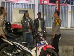 Cegah Gangguan 3C dan Premanisme, Polsek Sumbawa Gencarkan Patroli Blue Light dan KRYD Malam Hari