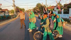 Beri Rasa Aman di Jam Masuk Sekolah, Personil Polsek Utan Gelar Strong Point Pagi di SMPN 1 dan SDN 4 Utan