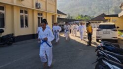 Jelang UKP 2027, 48 Personel Polres Sumbawa Barat Ikuti Latihan Beladiri Polri