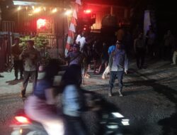 Polsek Rasanae Barat Respons Cepat Kebakaran Bengkel, Bantu Padamkan Api dan Amankan Jalur Lalu Lintas