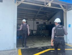 Personel Unit Obvit Sat Samapta Polres Bima Kota Laksanakan Pengamanan dan Patroli di PLTMG Bonto Bima