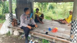 Dukung Ketahanan Pangan Nasional, Polsek Labuapi Dampingi Petani Telagawaru Optimalkan Lahan Pekarangan