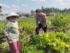 Bhabinkamtibmas Pringgabaya Sambangi Petani, Ingatkan Kamtibmas dan Bahaya Karhutla