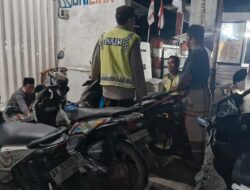 Polsek Batukliang Utara Patroli Pertokoan, Antisipasi Gangguan Kamtibmas