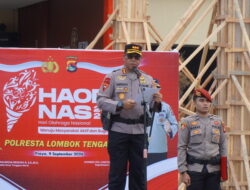 Polresta Lombok Tengah Peringati Hari Olahraga Nasional 2026