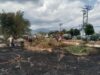 Kebakaran Lahan di Meninting Berhasil Dipadamkan
