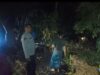 Kebakaran Kebun Bambu di Dusun Penyenggir Berhasil Dipadamkan Bhabinkamtibmas Bersama Warga