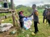 Dukung Program Asta Cita Presiden, Bhabinkamtibmas Desa Mokong Sambangi Petani di Persawahan Kalimian
