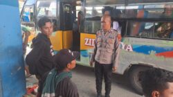 Cooling System, Sat Binmas Polres Bima Kota Sampaikan Himbauan Kamtibmas di Terminal Tipe A Dara