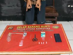 SATRESNARKOBA POLRES DOMPU UNGKAP KASUS NARKOTIKA, 2,36 GRAM SABU DIAMANKAN