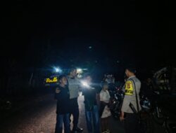 Polsek Langgudu Gelar Patroli Blue Light, Ciptakan Kondisi Kamtibmas Kondusif di Sejumlah Titik Rawan