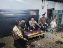 BHABINKAMTIBMAS DAN BABINSA BERSINERGI BINA WARGA, PERKUAT KEMITRAAN TNI-POLRI DI DESA MATUA